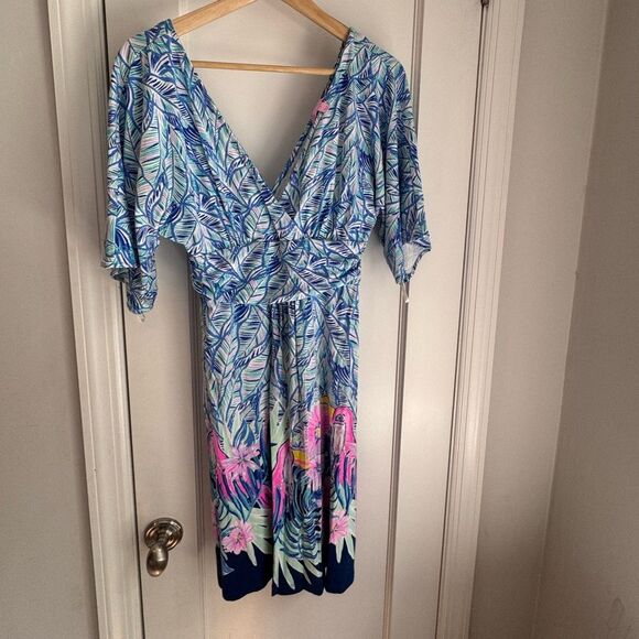 Lilly Pulitzer Parigi dress Let’s Mango GUC Size Small 🍍 - Picture 7 of 7